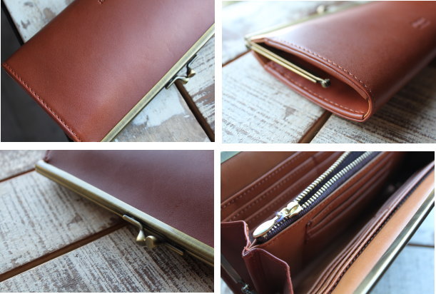 ガマ口 レザー 財布