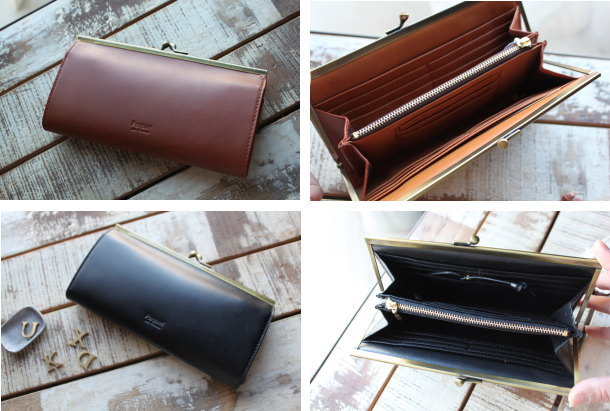 ガマ口 レザー 財布