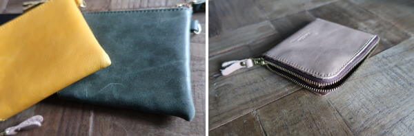 L字ファスナータイプのウォレット