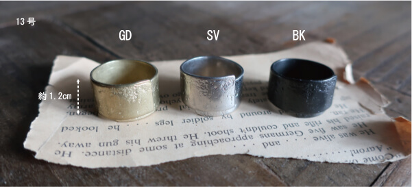  存在感のある　お洒落な真鍮製リング 指輪の販売