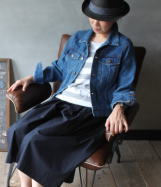 ナチュラル Gジャン デニム