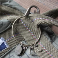 大人のアクセサリー レザーキーリング