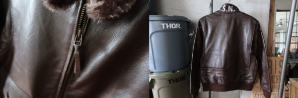 大人のおしゃれなG1レザージャケットケット