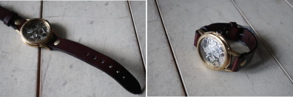 腕時計 レザー ブレスウォッチ