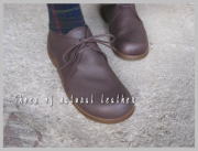 ナチュラル 靴 レザー