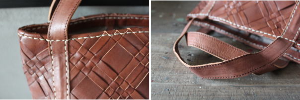 大容量のメッシュレザーバッグ,大人スタイルに合うバッグ