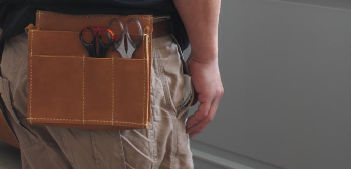 オーダー製作可能な　レザーショルダーお道具バッグの販売