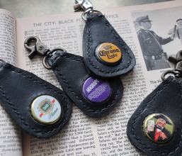 レザー アンティーク キーホルダー